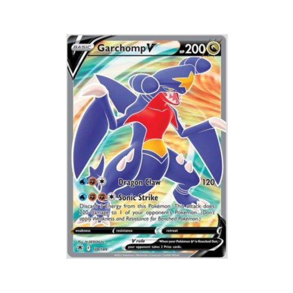 Garchomp-V 178/189 in Portuguese Astral Radiance Pokémon TCG