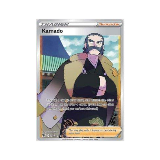 Kamado 187/189 in Portuguese Astral Radiance Pokémon TCG