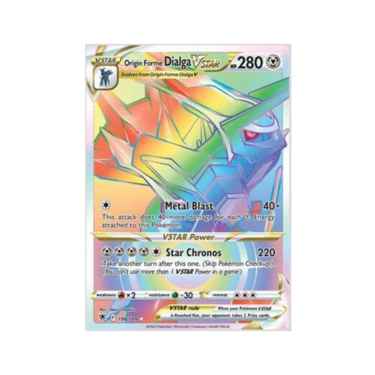 Origin Forme Dialga-VSTAR 198/189 in Portuguese Astral Radiance Pokémon TCG