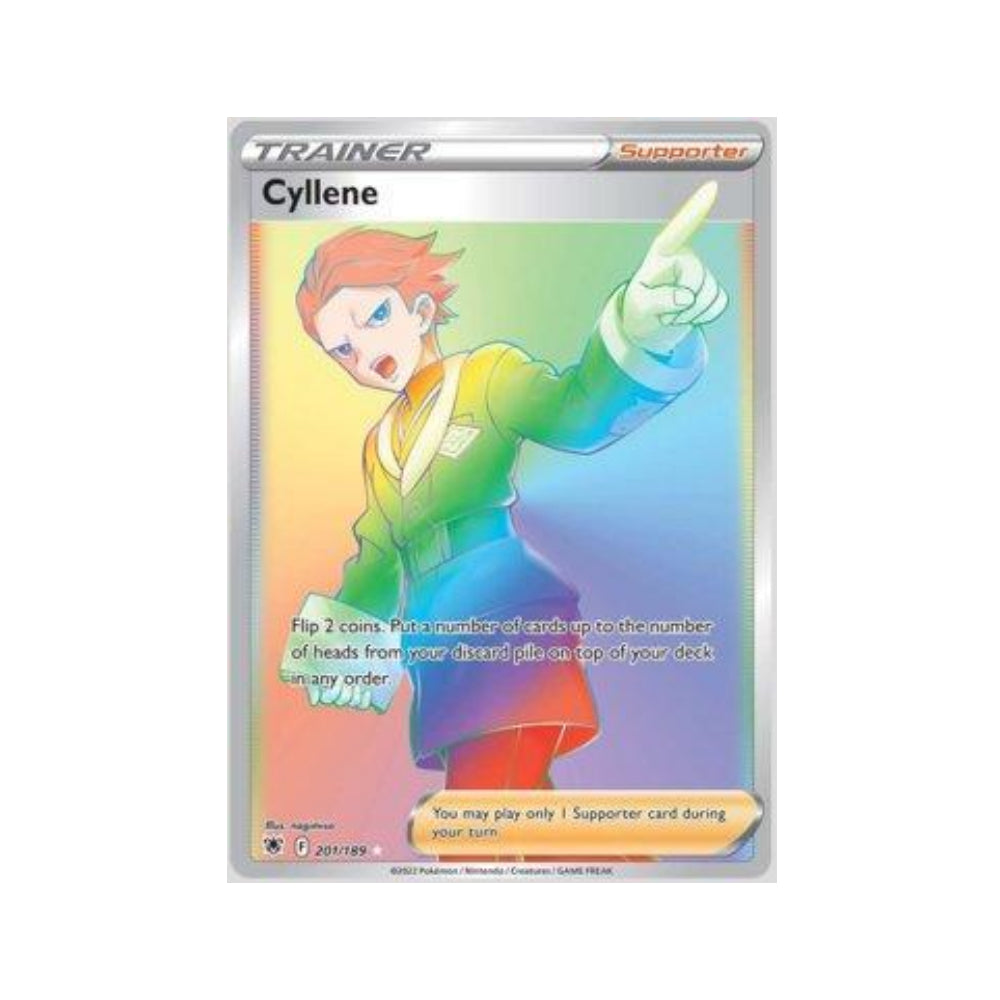 Cyllene 201/189 in Portuguese Astral Radiance Pokémon TCG