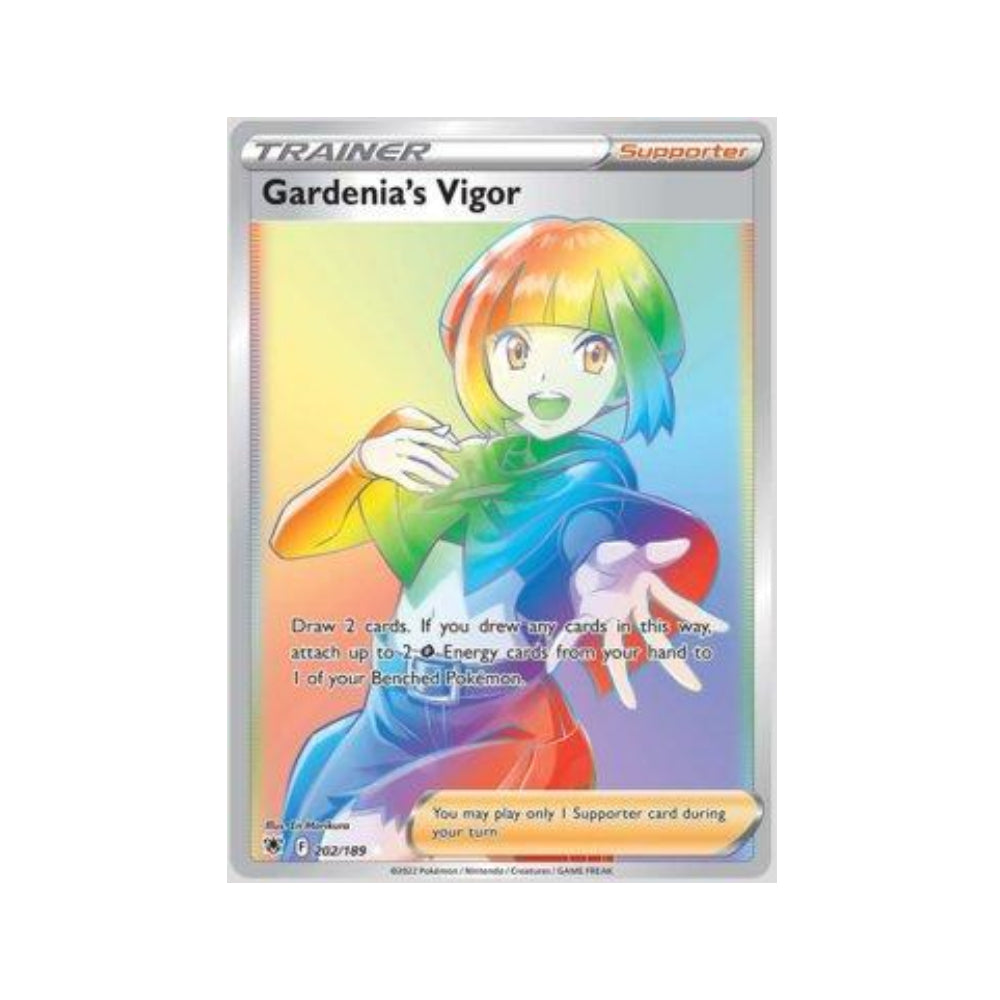 Gardenia's Vigor 202/189 in Portuguese Astral Radiance Pokémon TCG