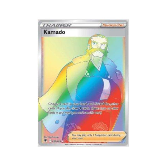 Kamado 205/189 in Portuguese Astral Radiance Pokémon TCG