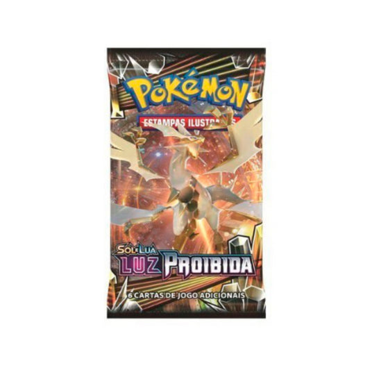 Booster Pack Sun and Moon Forbidden Light in Portuguese