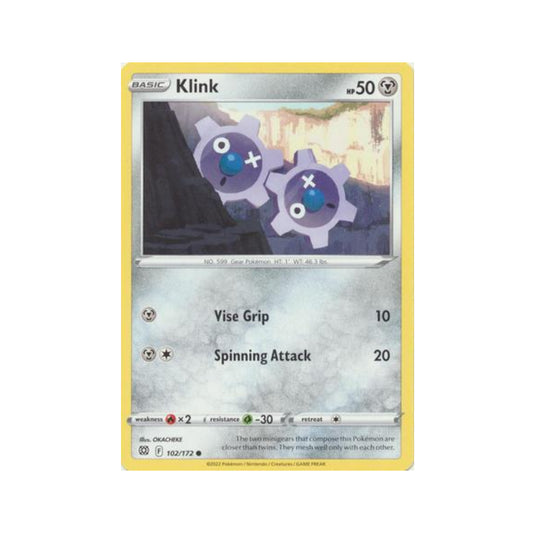 Klink 102/172 in Portuguese Brilliant Stars Pokémon TCG