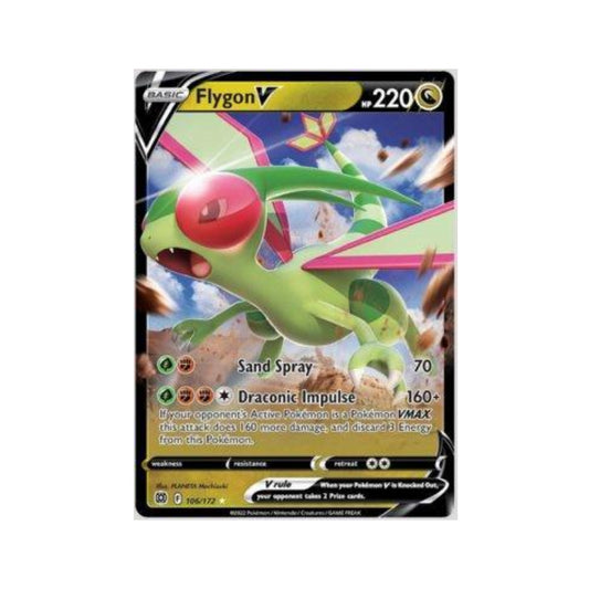 Flygon-V 106/172 in Portuguese Brilliant Stars Pokémon TCG