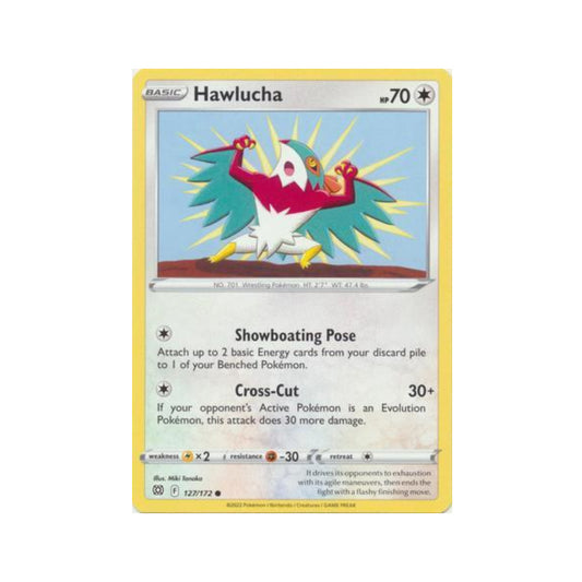 Hawlucha 127/172 in Portuguese Brilliant Stars Pokémon TCG