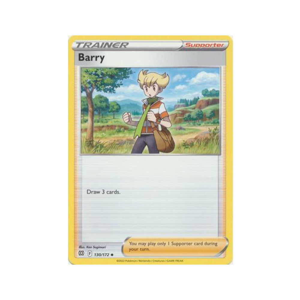 Barry 130/172 in Portuguese Brilliant Stars Pokémon TCG