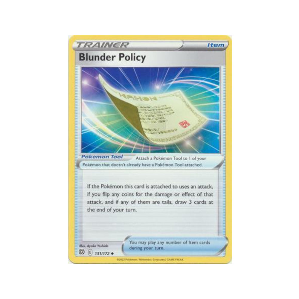 Blunder Policy 131/172 in Portuguese Brilliant Stars Pokémon TCG