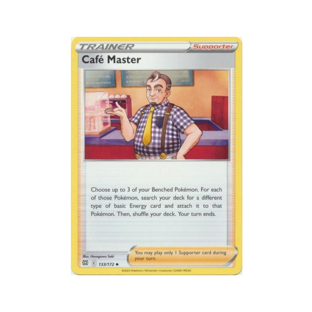 Café Master 133/172 in Portuguese Brilliant Stars Pokémon TCG