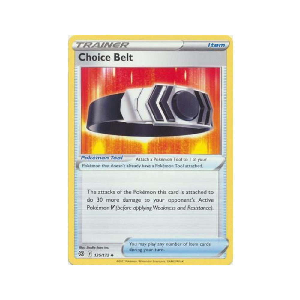 Choice Belt 135/172 in Portuguese Brilliant Stars Pokémon TCG