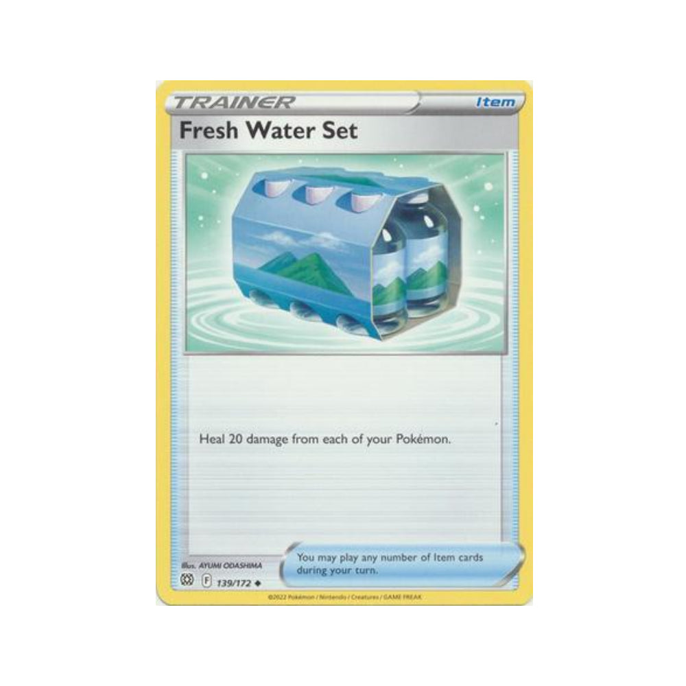 Fresh Water Set 139/172 in Portuguese Brilliant Stars Pokémon TCG