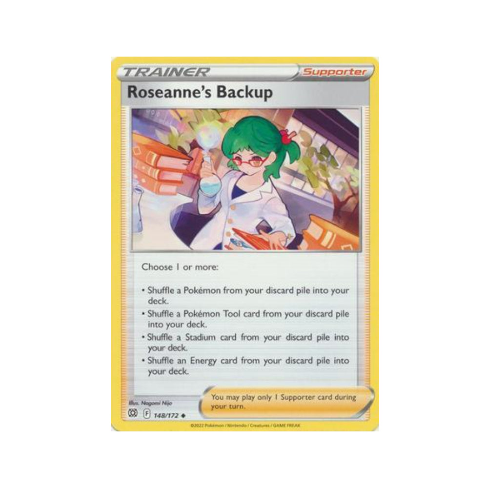 Roseanne's Backup 148/172 in Portuguese Brilliant Stars Pokémon TCG