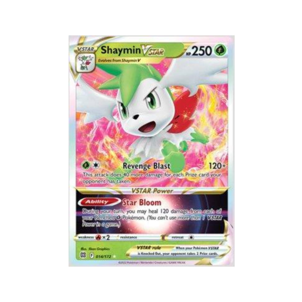 Shaymin-VSTAR 14/172 in Portuguese Brilliant Stars Pokémon TCG