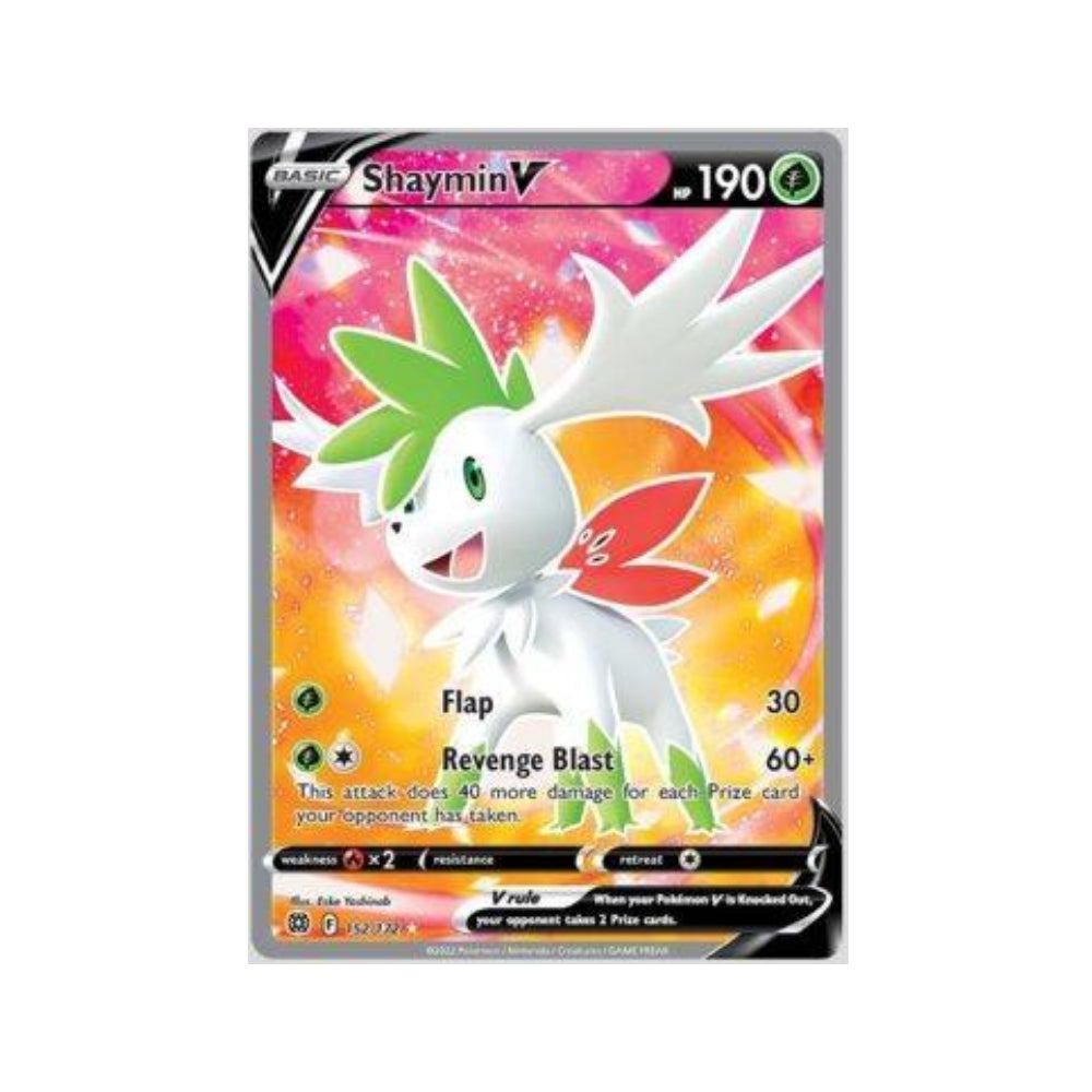 Shaymin-V 152/172 in Portuguese Brilliant Stars Pokémon TCG