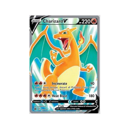 Charizard-V 153/172 in Portuguese Brilliant Stars Pokémon TCG