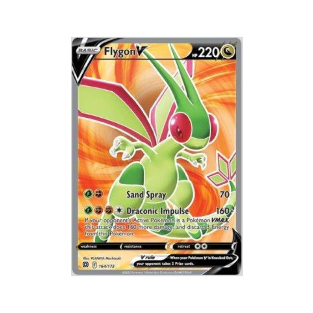 Flygon-V 164/172 in Portuguese Brilliant Stars Pokémon TCG