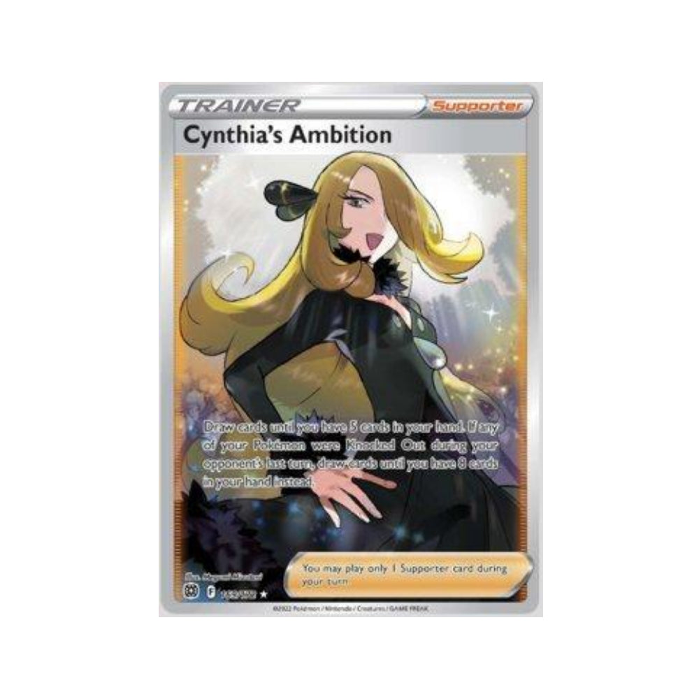 Cynthia's Ambition 169/172 in Portuguese Brilliant Stars Pokémon TCG