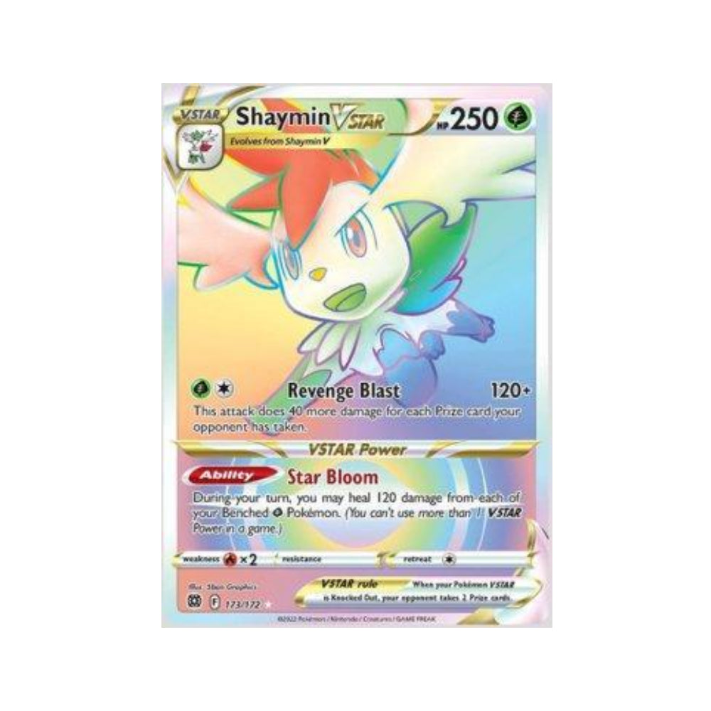 Shaymin-VSTAR 173/172 in Portuguese Brilliant Stars Pokémon TCG