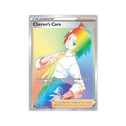 Cheren's Care 177/172 in Portuguese Brilliant Stars Pokémon TCG