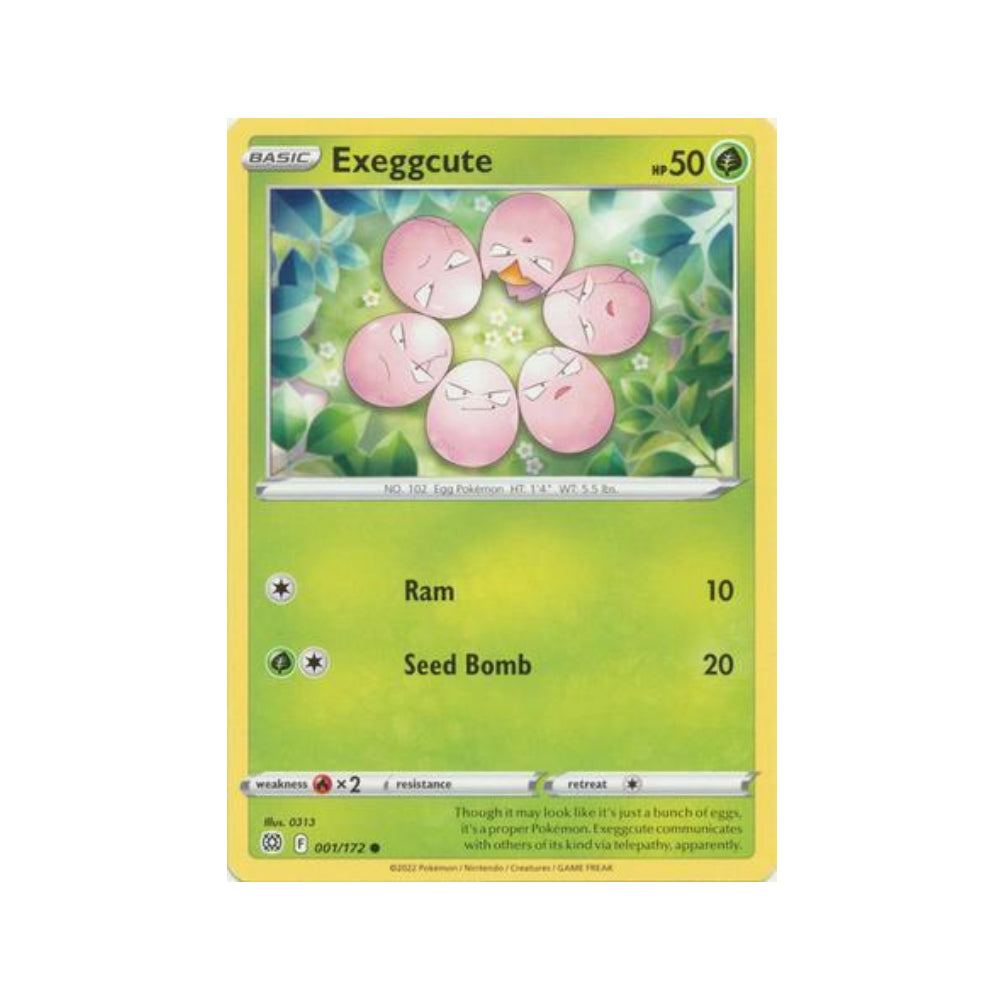 Exeggcute 1/172 in Portuguese Brilliant Stars Pokémon TCG