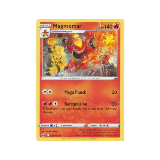 Magmortar 20/172 in Portuguese Brilliant Stars Pokémon TCG