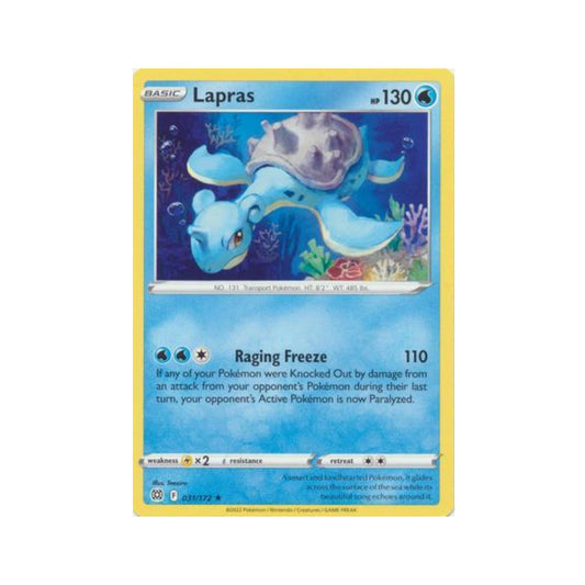 Lapras 31/172 in Portuguese Brilliant Stars Pokémon TCG