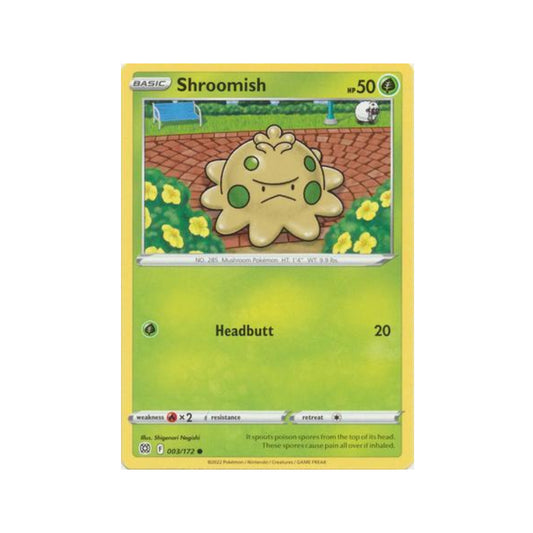 Shroomish 3/172 in Portuguese Brilliant Stars Pokémon TCG