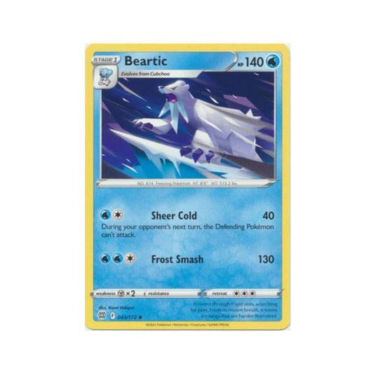 Beartic 43/172 in Portuguese Brilliant Stars Pokémon TCG