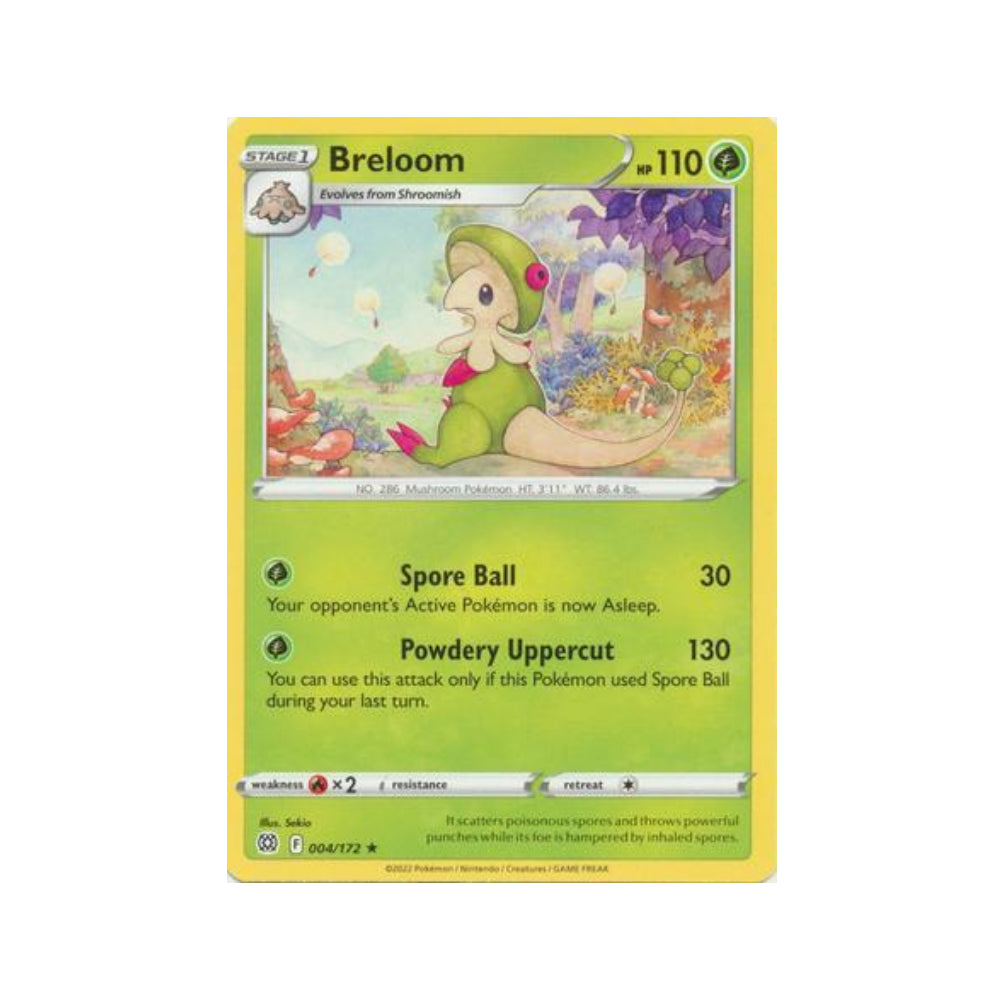 Breloom 4/172 in Portuguese Brilliant Stars Pokémon TCG