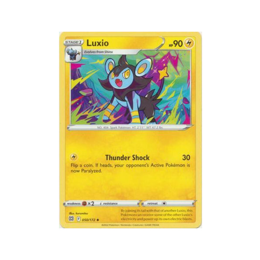 Luxio 50/172 in Portuguese Brilliant Stars Pokémon TCG