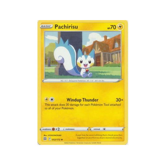 Pachirisu 52/172 in Portuguese Brilliant Stars Pokémon TCG