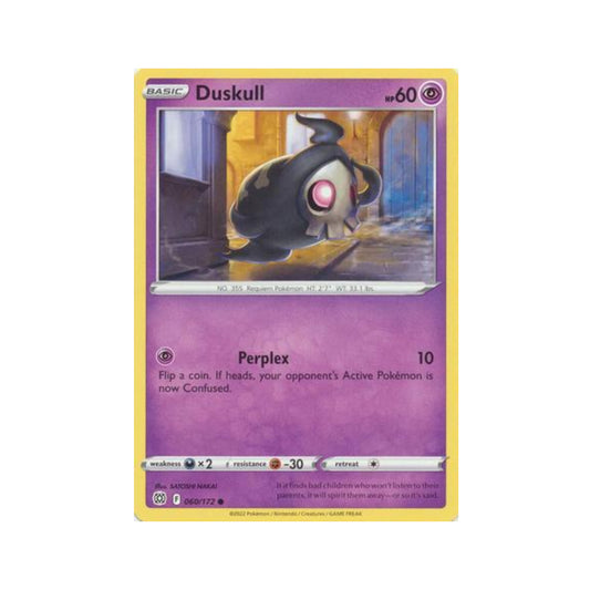 Duskull 60/172 in Portuguese Brilliant Stars Pokémon TCG