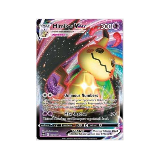 Mimikyu-VMAX 69/172 in Portuguese Brilliant Stars Pokémon TCG