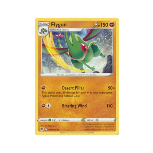 Flygon 76/172 in Portuguese Brilliant Stars Pokémon TCG