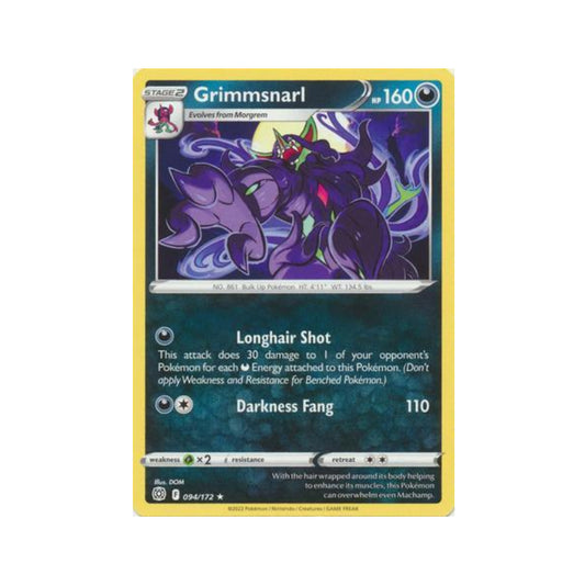 Grimmsnarl 94/172 in Portuguese Brilliant Stars Pokémon TCG