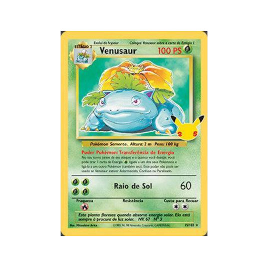 Venusaur 03/25 in Portuguese Celebrations: Classic Collection Pokémon TCG