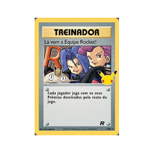 Here Comes Team Rocket! 06/25 in Portuguese Celebrations: Classic Collection Pokémon TCG