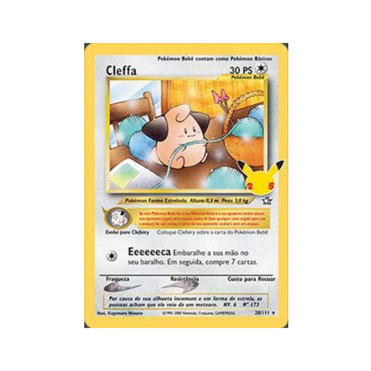 Cleffa 09/25 in Portuguese Celebrations: Classic Collection Pokémon TCG