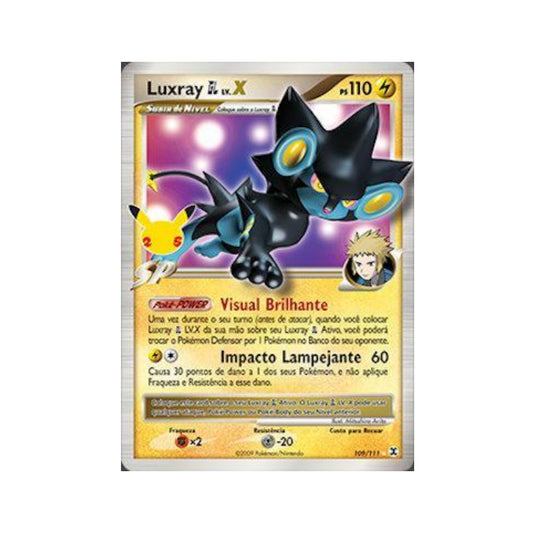 Luxray GL LV.X 17/25 in Portuguese Celebrations: Classic Collection Pokémon TCG