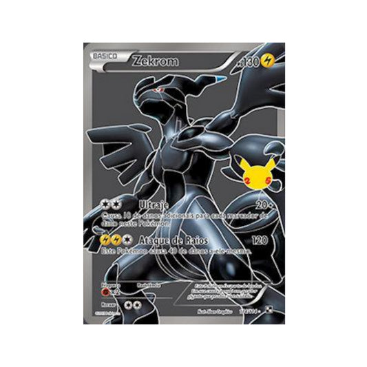 Zekrom 21/25 in Portuguese Celebrations: Classic Collection Pokémon TCG