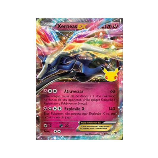 Xerneas-EX 23/25 in Portuguese Celebrations: Classic Collection Pokémon TCG