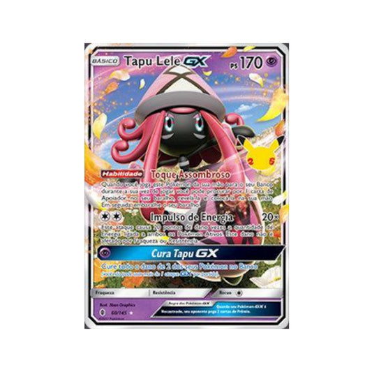 Tapu Lele-GX 25/25 in Portuguese Celebrations: Classic Collection Pokémon TCG