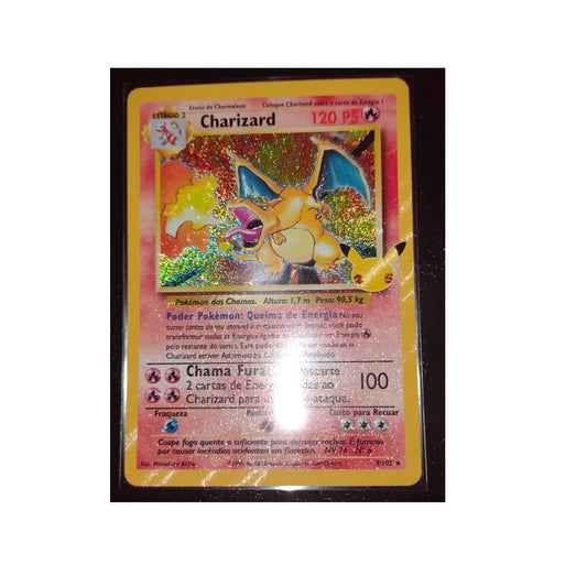 Charizard 02/25 NM in Portuguese Celebrations: Classic Collection Pokémon TCG