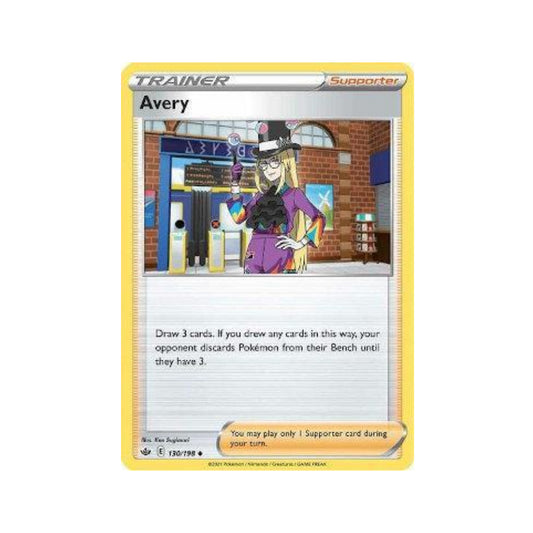 Avery 130/198 in Portuguese Chilling Reign Pokémon TCG