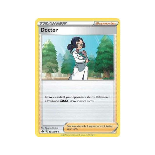 Doctor 134/198 in Portuguese Chilling Reign Pokémon TCG