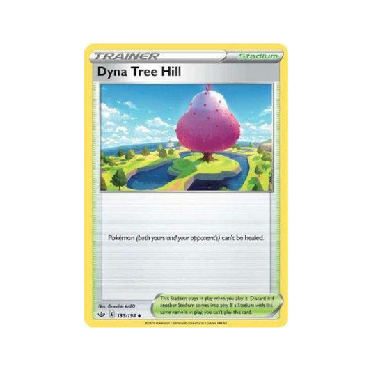 Dyna Tree Hill 135/198 in Portuguese Chilling Reign Pokémon TCG