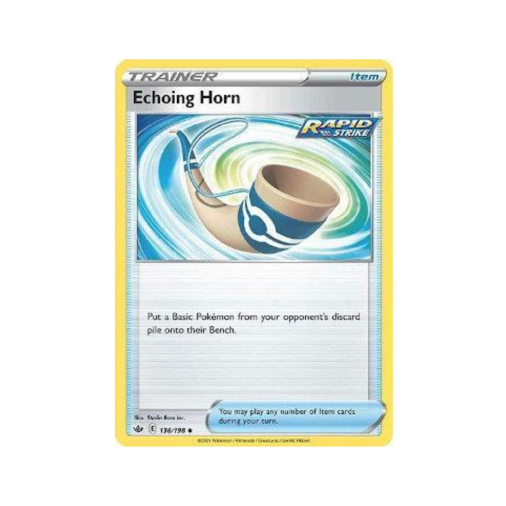 Echoing Horn 136/198 in Portuguese Chilling Reign Pokémon TCG