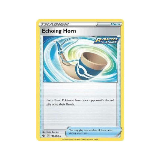 Echoing Horn 136/198 in Portuguese Chilling Reign Pokémon TCG