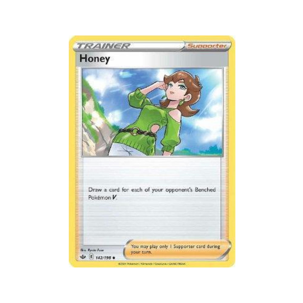 Honey 142/198 in Portuguese Chilling Reign Pokémon TCG