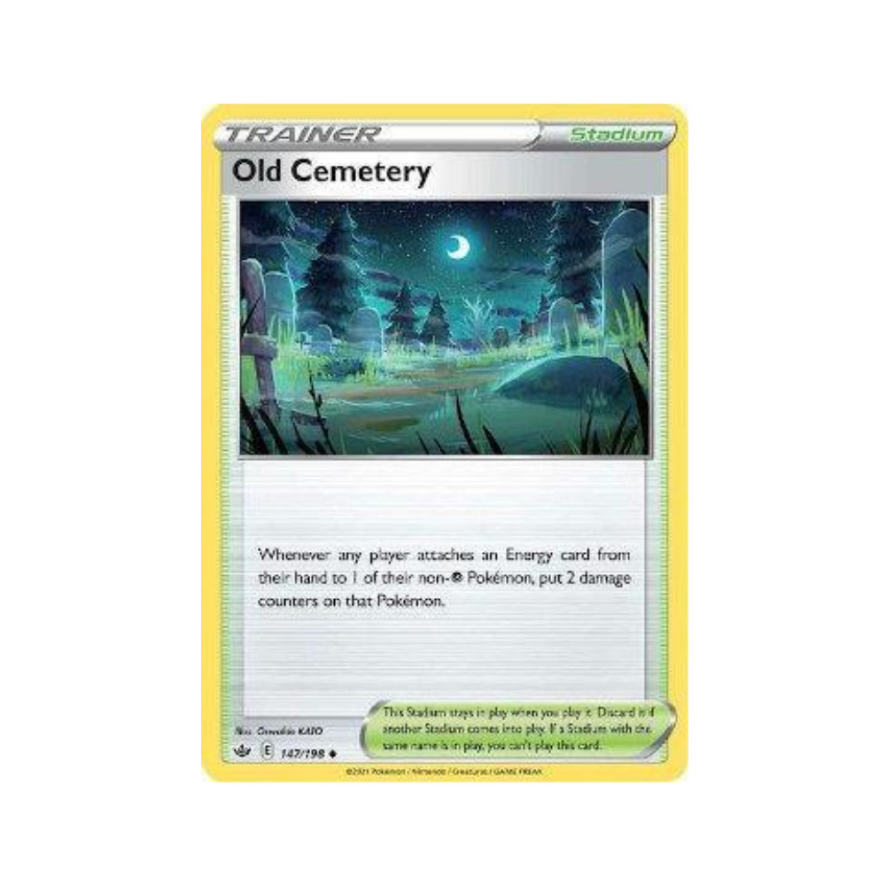 Old Cemetery 147/198 in Portuguese Chilling Reign Pokémon TCG